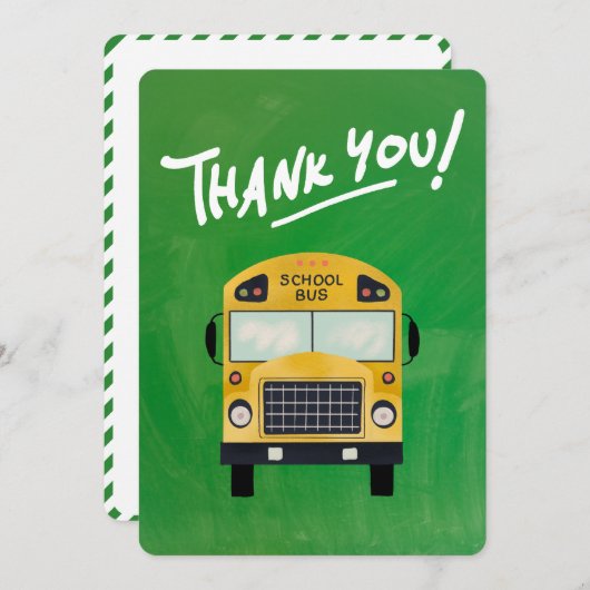 Dankeschön-Reise: Feiern wir unseren Schulbus-Held (Vorne/Hinten)