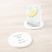 Dankeschön Sandstein Untersetzer (Seite)