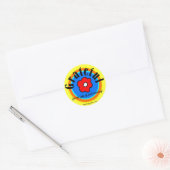Dankeschön-Sticker Runder Aufkleber (Umschlag)