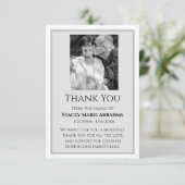 Dankeschön, Sympathiekarte, Loss Dankeschön-Karte Dankeskarte (Stehend Vorderseite)