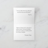 Dankeschön Sympathy Card Dankeskarte (Innenseite)