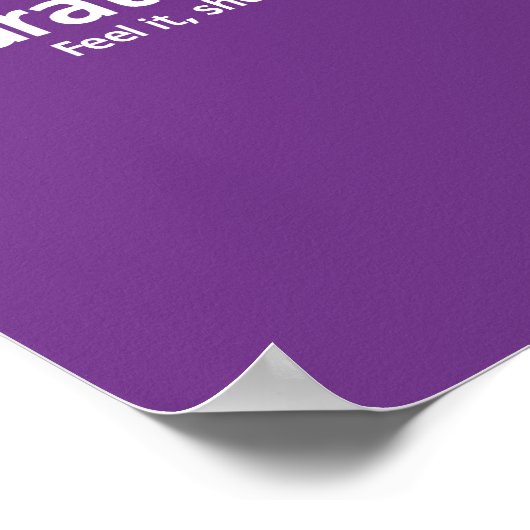 Dankeschön Thread Shapers™ Poster (Ecke)