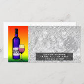 Dankeschön Toast Dankeskarte (Vorne/Hinten)