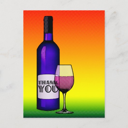 Dankeschön Toast Postkarte (Vorderseite)