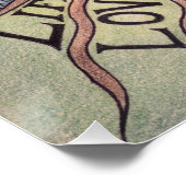 Dankeschön Tree Glossy Poster Print (Ecke)