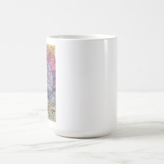 Dankeschön Tree Inspirational 15oz Tasse (Mittel)