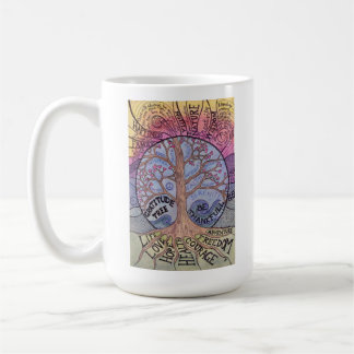 Dankeschön Tree Inspirational 15oz Tasse