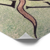 Dankeschön Tree Poster Print (Ecke)