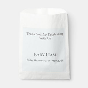 Dankeschön-Tüten für Baby Shower Geschenke Junge B Geschenktütchen