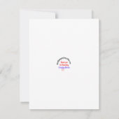 Dankeschön und Dankeschön-Karte Dankeskarte (Rückseite)