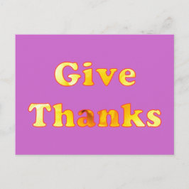 Dankeschön, Wortkunst mit gelben Lilienkarten Postkarte