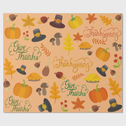 Dankeschön Wrapping Paper Geschenkpapier (Flach)