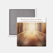 Dankeschön-Zitat Positive Bekräftigung Magnet (Vorderseite/Rückseite)