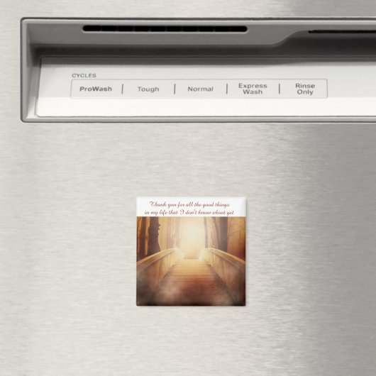 Dankeschön-Zitat Positive Bekräftigung Magnet (In Situ (Geschirrspüler))