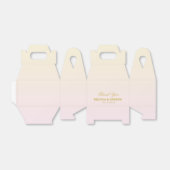 Dankeschön | Zwei Goldherzen | Personalisierte Hoc Geschenkschachtel (Ungefaltet)