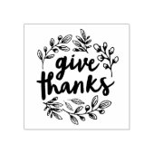 Dankeschreibung Gummistempel (Prägung)