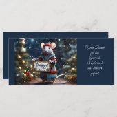 Dankesgrüße von der kleinen Ratte (Vorne/Hinten)