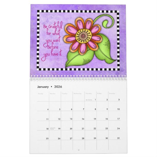 Dankeskalender Kalender (Jan 2026)