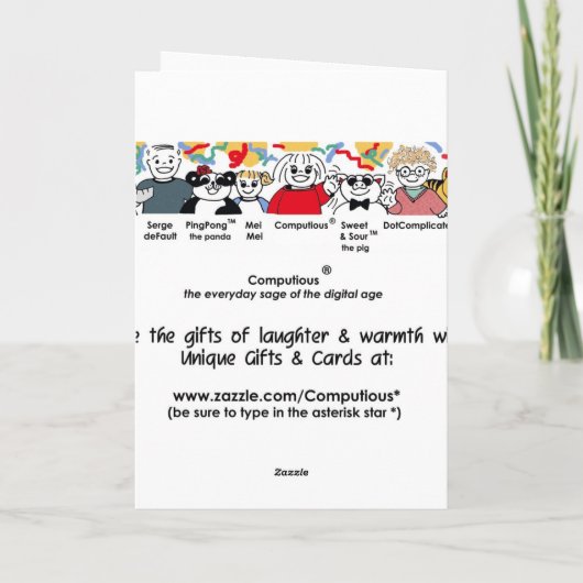 Dankeskarte (Rückseite)