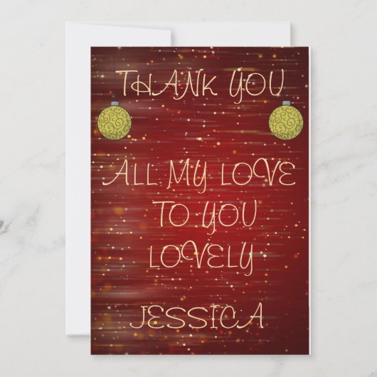 DANKESKARTE (Vorderseite)