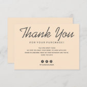 Dankeskarte (Vorne/Hinten)