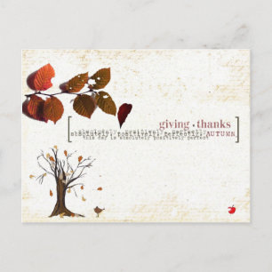 Dankeskarte Feiertagspostkarte