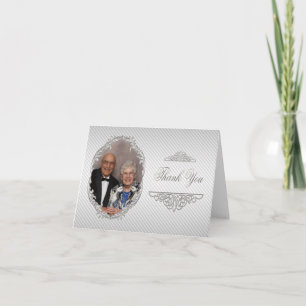 Dankeskarte für das Foto zum 60. Hochzeitstag