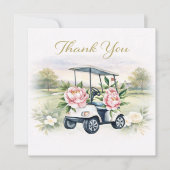 DANKESKARTE GOLF HOCHZEIT (Vorderseite)