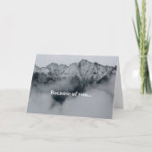 Dankeskarte Karte (Vorderseite)