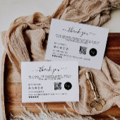 Dankeskarte | Kleine Biz-Packungsbeilage