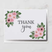 Dankeskarte Postkarte (Vorderseite)