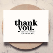 Dankeskarte | Retro Schwarz/Weiß