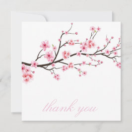 Dankeskarte: SAKURA CHERRY BLOSSOMS Dankeskarte