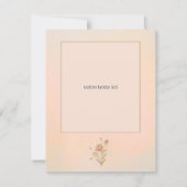 Dankeskarte „Sommerliche Süße“ (Rückseite)