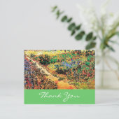 Dankeskarte. Vincent van Gogh Postkarte (Stehend Vorderseite)
