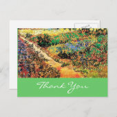 Dankeskarte. Vincent van Gogh Postkarte (Vorne/Hinten)
