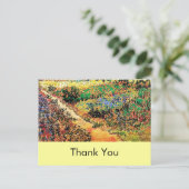 Dankeskarte. Vincent van Gogh Postkarte (Stehend Vorderseite)