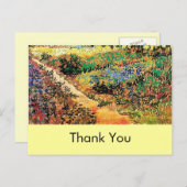 Dankeskarte. Vincent van Gogh Postkarte (Vorne/Hinten)