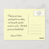 Dankeskarte. Vincent van Gogh Postkarte (Rückseite)