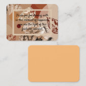 Dankeskarte Visitenkarte (Vorne/Hinten)