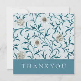 Dankeskarte: WILLIAM MORRIS : FLORALISCHES DESIGN Dankeskarte