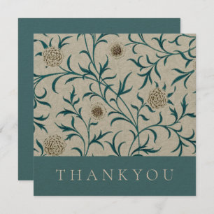 Dankeskarte: WILLIAM MORRIS : FLORALISCHES DESIGN Dankeskarte