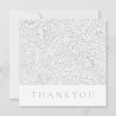 Dankeskarte: WILLIAM MORRIS : FLORALISCHES DESIGN Dankeskarte (Vorderseite)