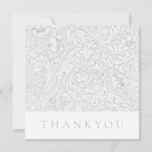 Dankeskarte: WILLIAM MORRIS : FLORALISCHES DESIGN Dankeskarte (Vorderseite)