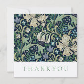 Dankeskarte: WILLIAM MORRIS : HONEYSUCKLE Dankeskarte (Vorderseite)