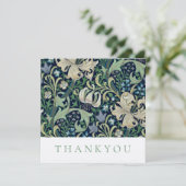 Dankeskarte: WILLIAM MORRIS : HONEYSUCKLE Dankeskarte (Stehend Vorderseite)