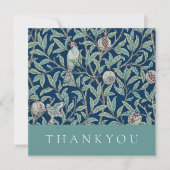 Dankeskarte: WILLIAM MORRIS : POMEGRANATE Dankeskarte (Vorderseite)