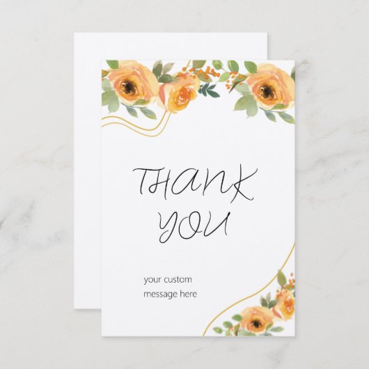 Dankeskarten Dankeskarte (Vorne/Hinten)