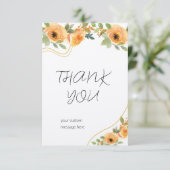 Dankeskarten Dankeskarte (Stehend Vorderseite)