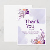 Dankeskarten  dankeskarte (Vorne/Hinten)